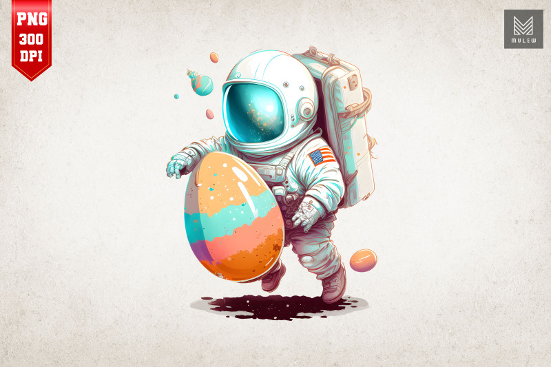 cute-astronaut-easter-watercolor-12