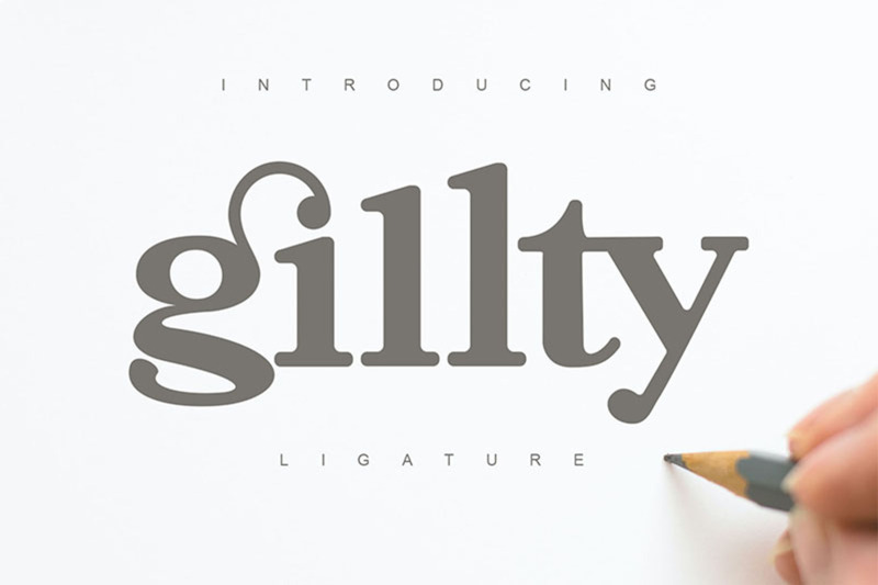 gilty-modern-serif-typeface