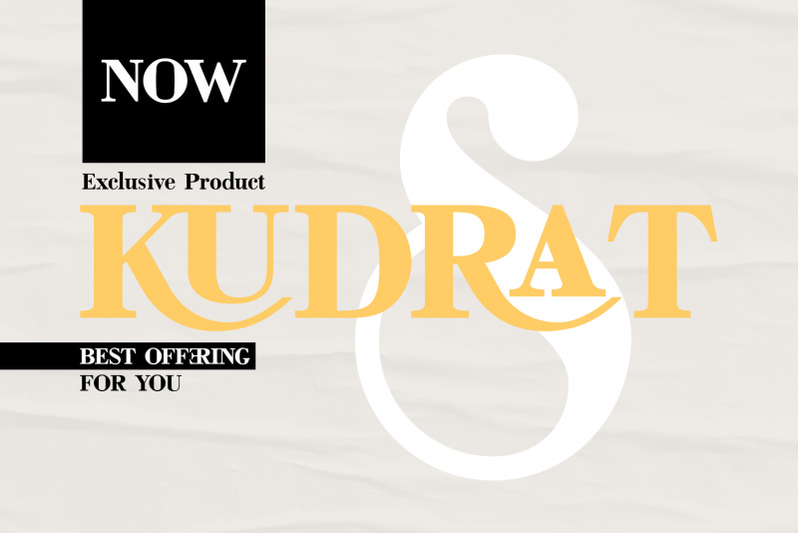 kudrat-modern-serif