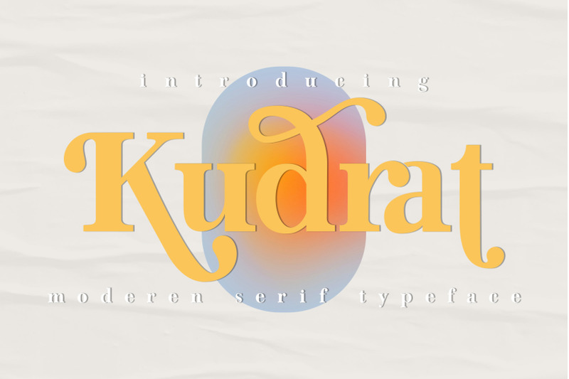 kudrat-modern-serif