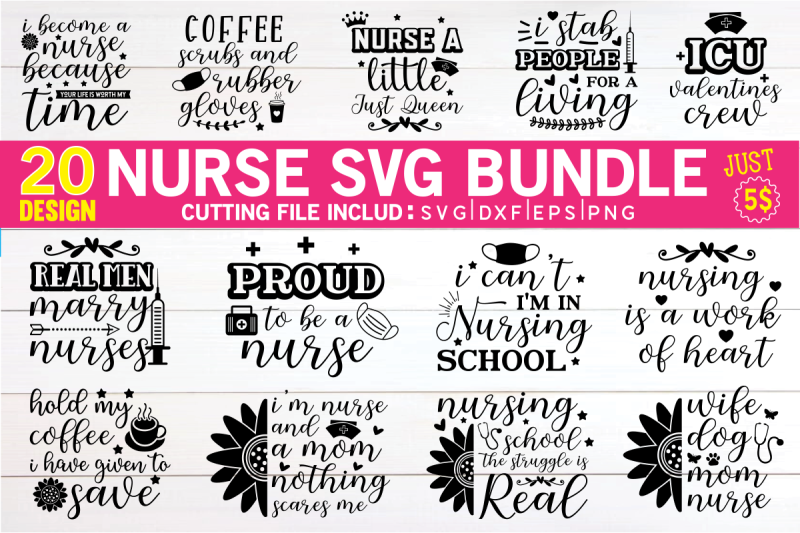 nurse-svg-bundle