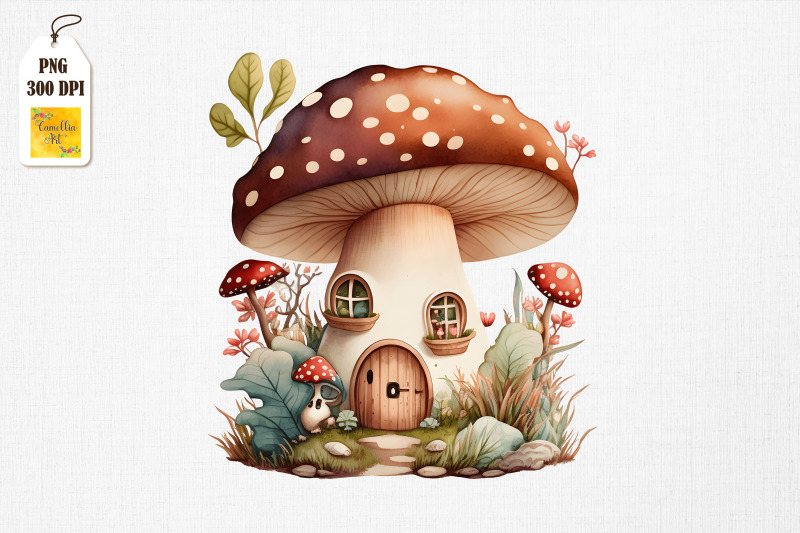 cute-mushroom-house-watercolor-20