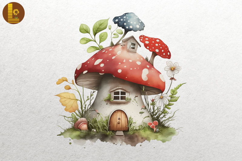 watercolor-mushroom-house-13