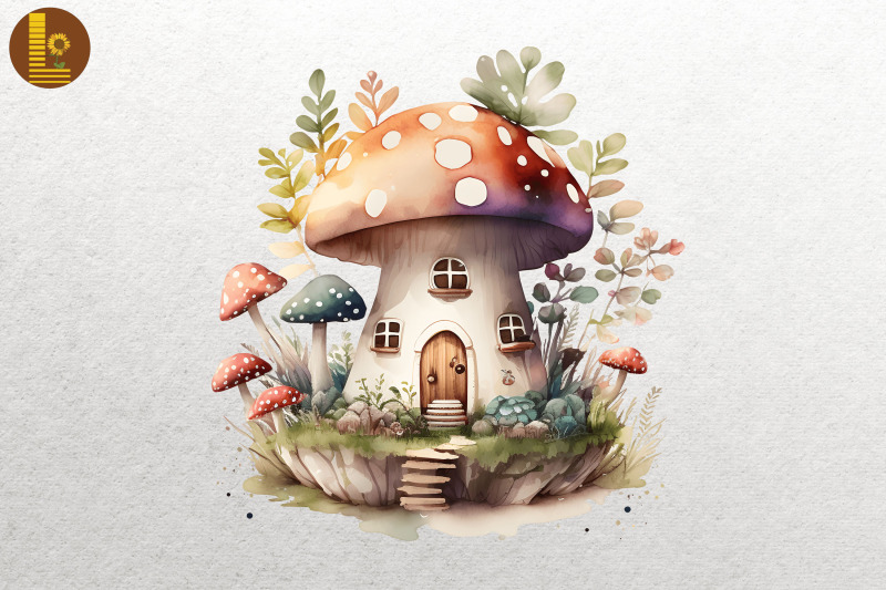 watercolor-mushroom-house-17