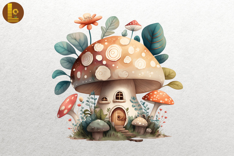 watercolor-mushroom-house-19