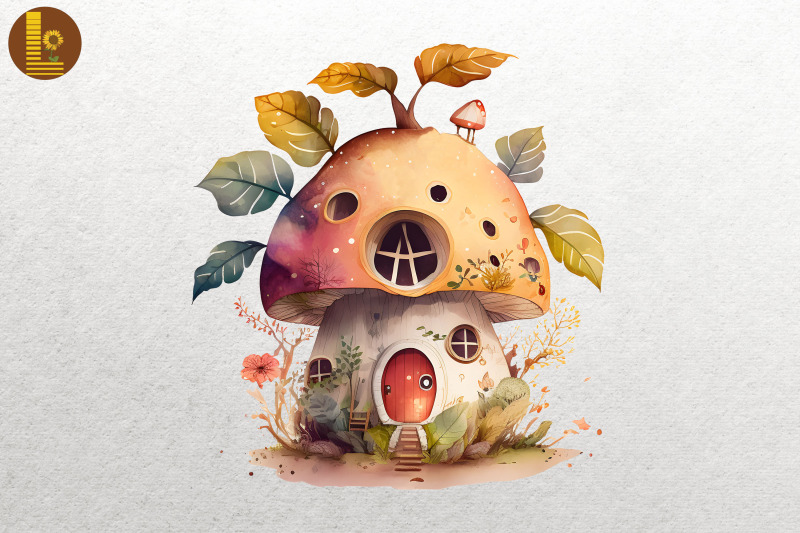 watercolor-mushroom-house-20