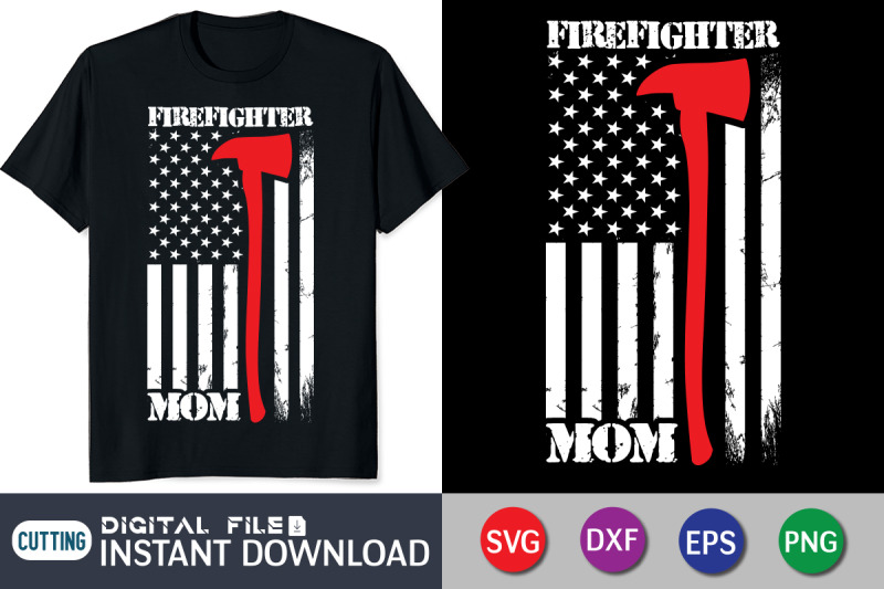 firefighter-mom-american-flag-svg