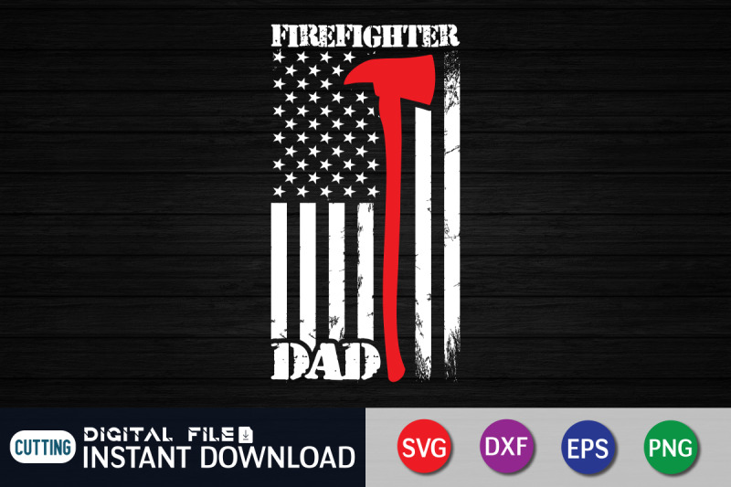 firefighter-dad-american-flag-svg