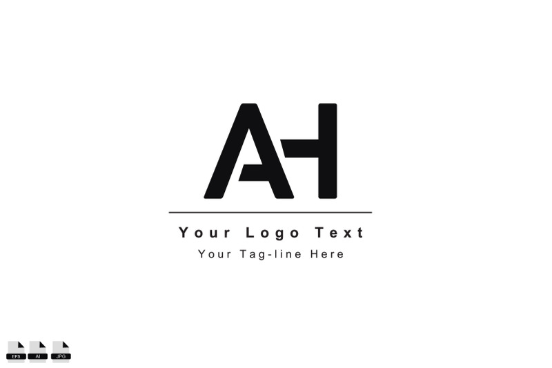 ah-ha-design-intitial-logo-template