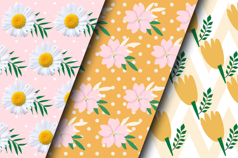 bloom-digital-papers-spring-floral-pattern