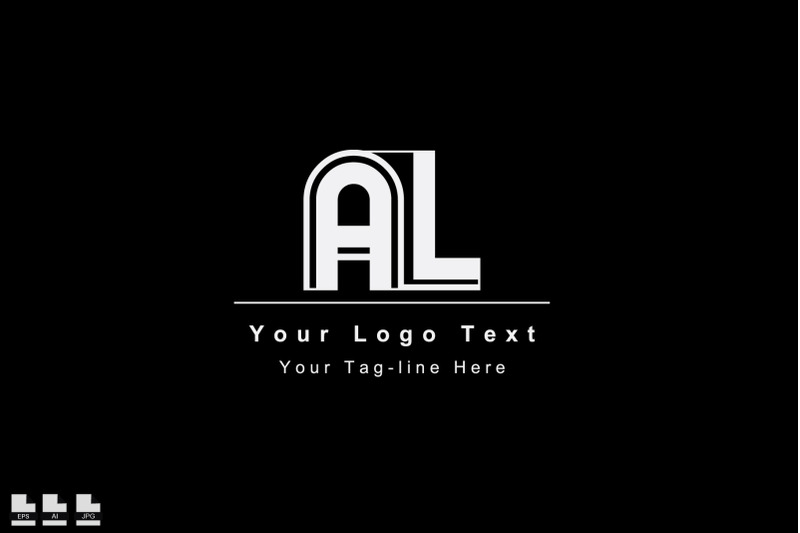 al-or-la-letter-logo-unique-attractive-creative-modern-initial-al-la