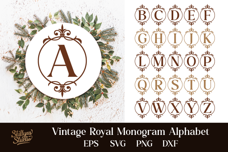 vintage-royal-monogram-a-to-z-alphabet-svg-bundle