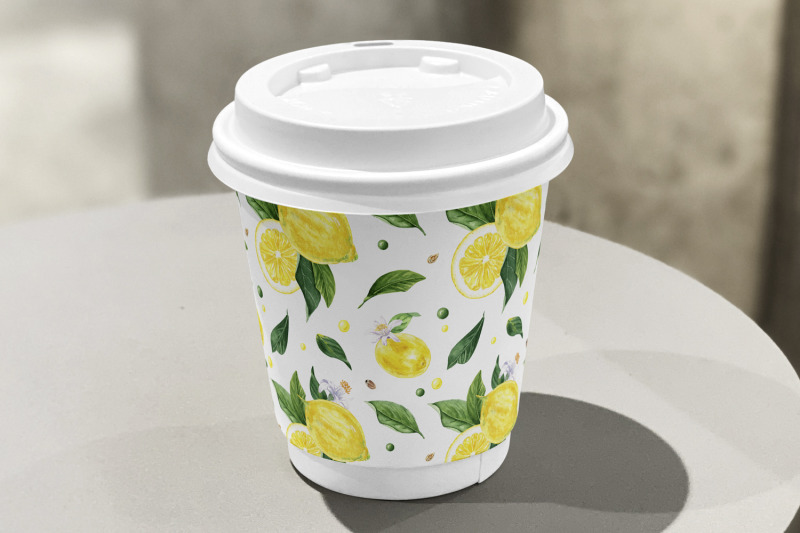 watercolor-lemon-flower-pattern-seamless