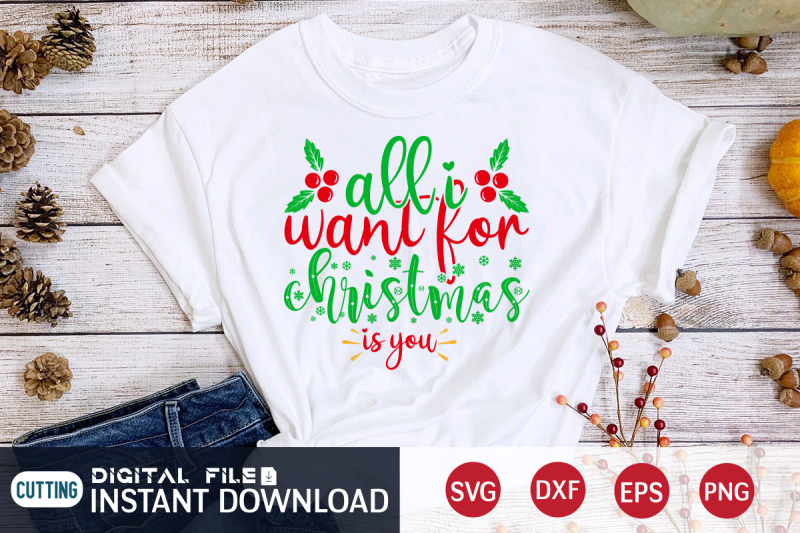 all-i-want-for-christmas-is-you-svg