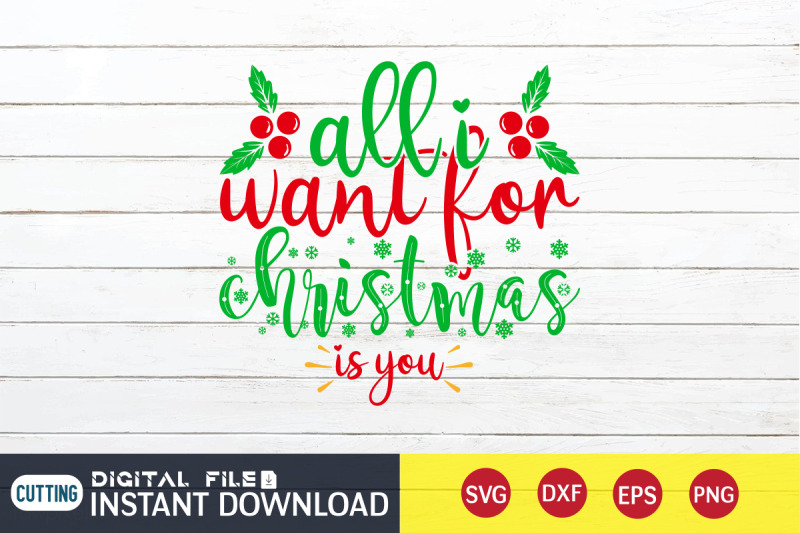 all-i-want-for-christmas-is-you-svg