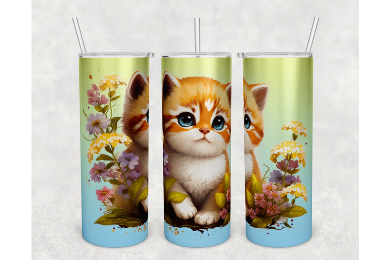 cute-kitten-tumbler-wraps-bundle-20-oz-skinny-tumbler-cat-sublimation