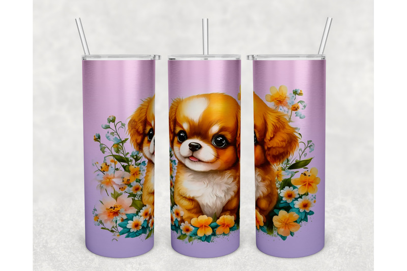 cute-puppy-tumbler-wraps-bundle-20-oz-skinny-tumbler-puppy-png