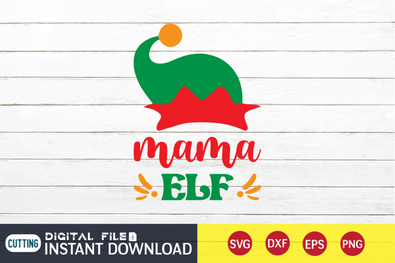 funny-christmas-mama-elf-svg