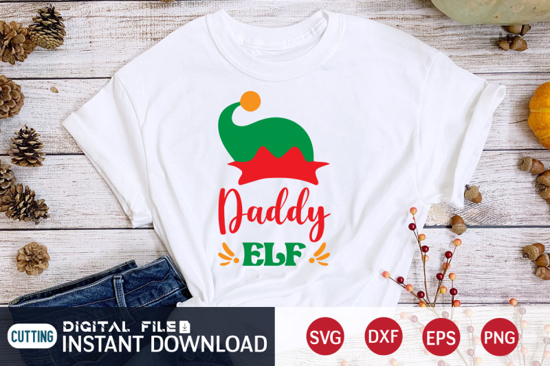 funny-christmas-daddy-elf-svg