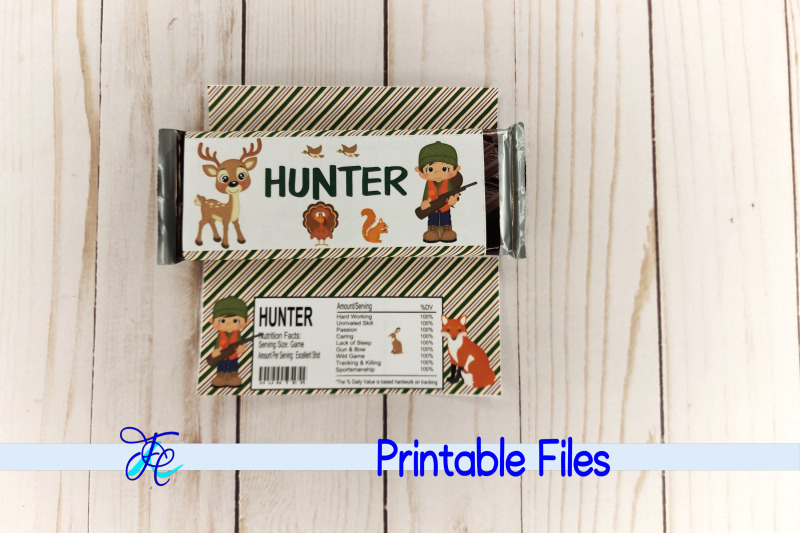 hunter-girl-candy-bar-wrapper