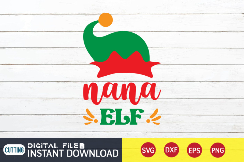 funny-christmas-nana-elf-svg