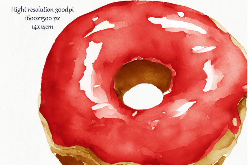 donuts-watercolor-clipart
