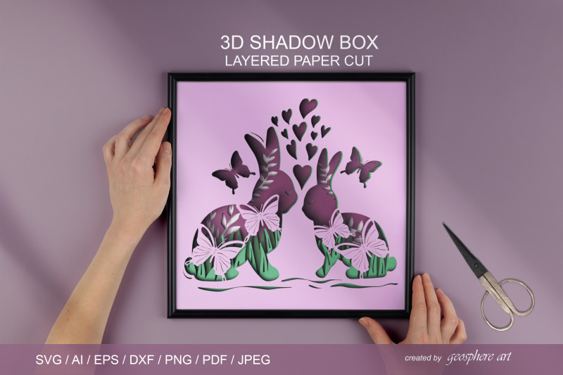 easter-bunnies-love-layered-papercut-svg-3d-shadow-box