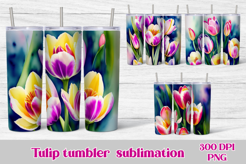 spring-flowers-tumbler-wrap-tulip-tumbler-sublimation