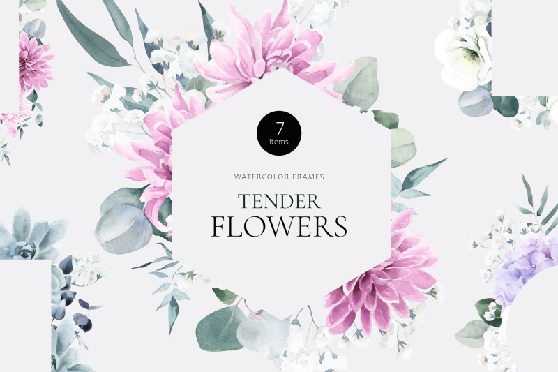 tender-flowers-watercolor-frames