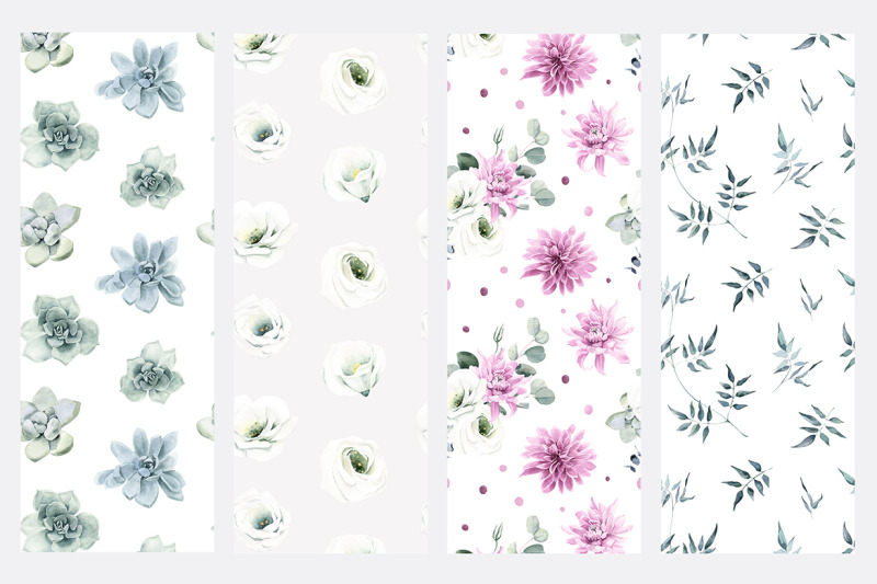 tender-flowers-watercolor-seamless-pattern