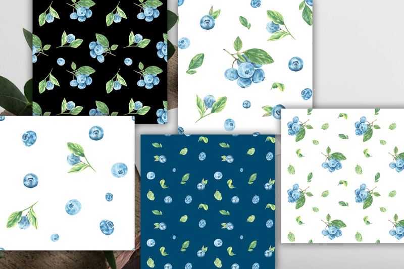 watercolor-blueberry-pattern-seamless-leaves-for-fabric-clothing