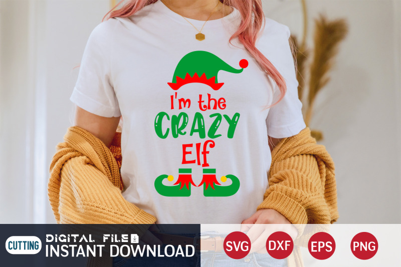 i-039-m-the-crazy-elf-svg