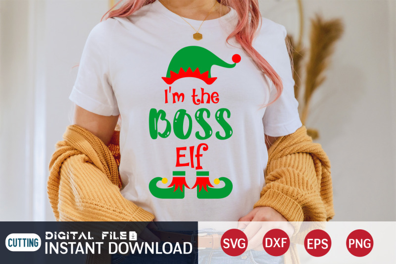 i-039-m-the-boss-elf-svg