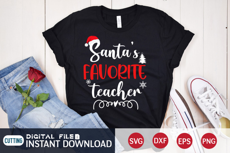 santa-039-s-favorite-teacher-svg