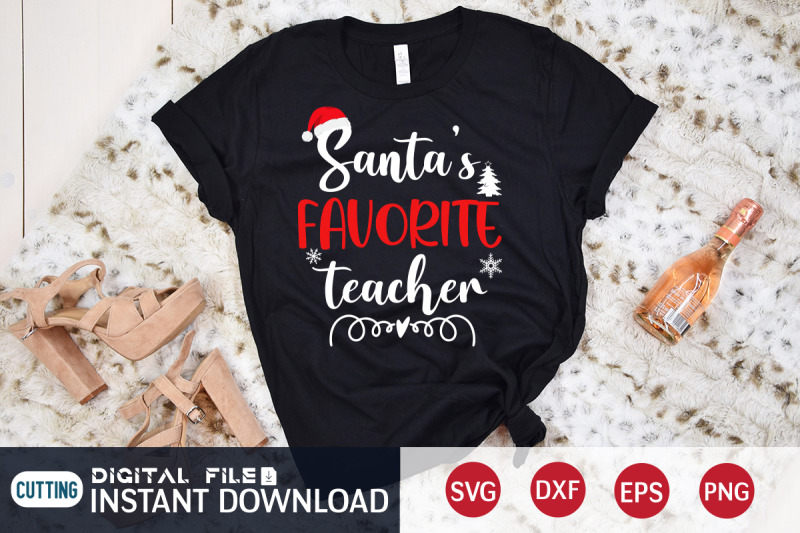 santa-039-s-favorite-teacher-svg