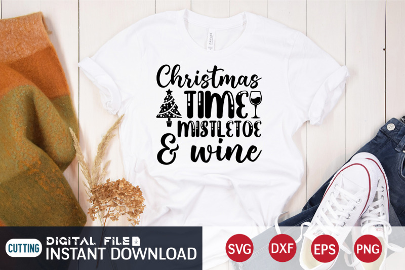 christmas-time-mistletoe-and-wine-svg