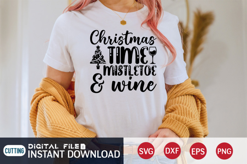 christmas-time-mistletoe-and-wine-svg