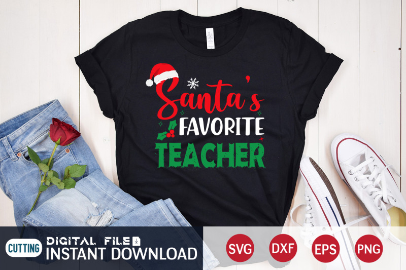 santa-039-s-favorite-teacher-svg