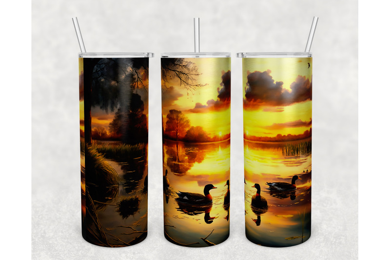 ducks-tumbler-wraps-bundle-20-oz-skinny-tumbler-duck-sublimation-png