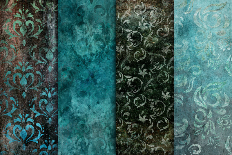 teal-grunge-baroque-backgrounds