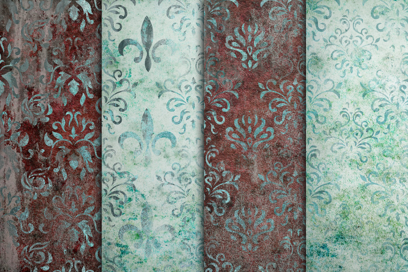 teal-grunge-baroque-backgrounds