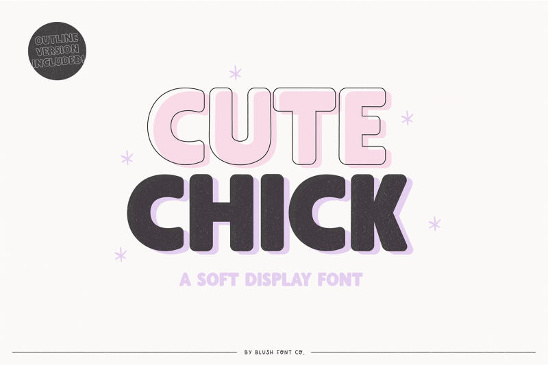 cute-chick-soft-block-font