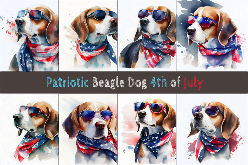 patriotic-beagle-watercolor