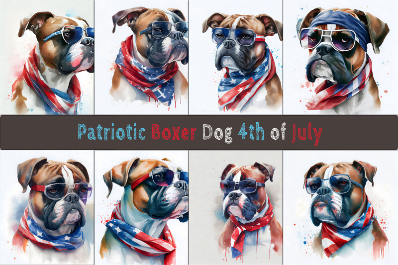 patriotic-boxer-watercolor