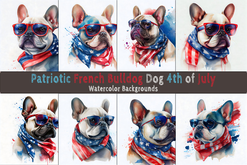 patriotic-french-bulldog-watercolor