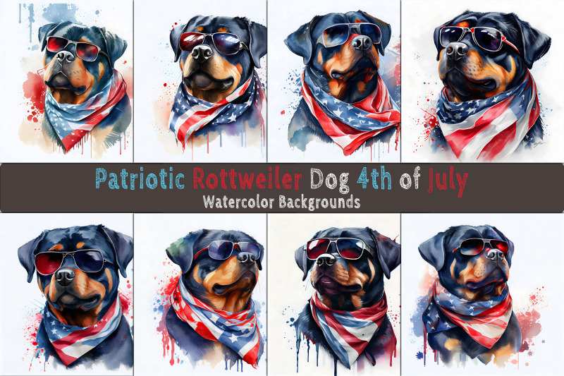 patriotic-rottweiler-watercolor