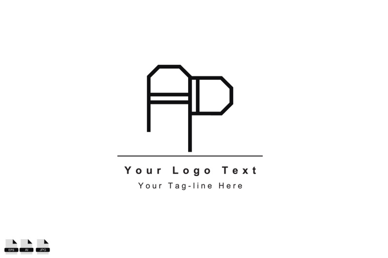 ap-or-pa-design-icon-logo-initial
