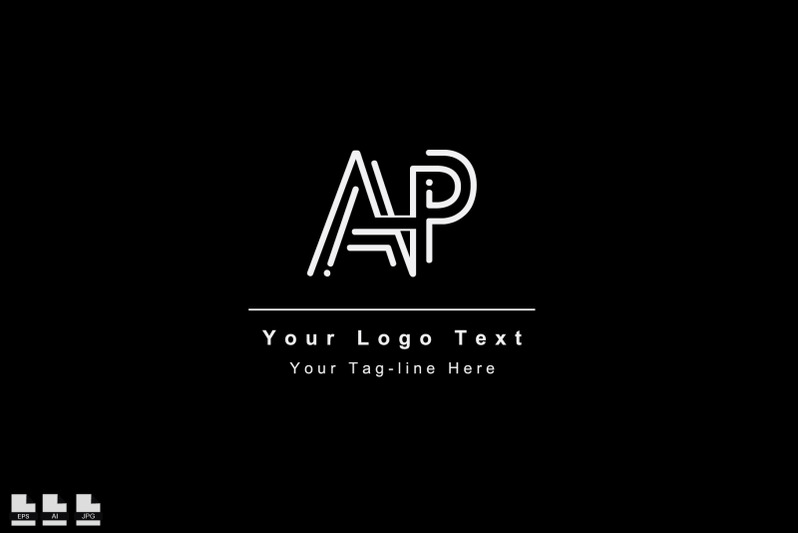 ap-or-pa-design-logo-initial-symbol
