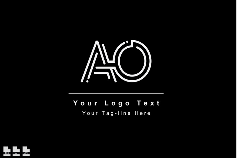 logo-initial-ao-or-oa-design-icon