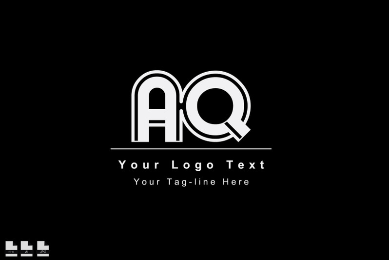 elegant-logo-aq-or-qa-design-symbol